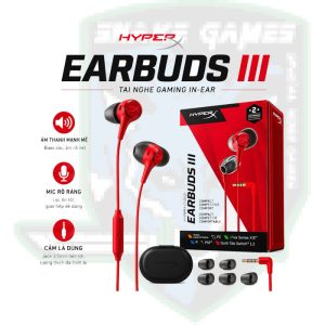 Écouteurs Gaming - HYPERX - Cloud Earbuds III - Son Immersif