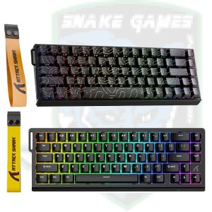 Clavier ATTACK SHARK X68 HE 8000Hz Rapid Trigger, Clavier Gamer Filaire RGB
