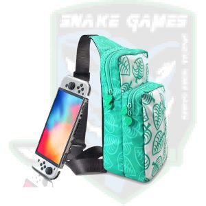 sac de transport compatible avec Nintendo Switch, Switch OLED, Switch Lite, sac à bandoulière pour console d'accessoires Switch, Joy-Con, bloc d'alimentation et chargeur de station