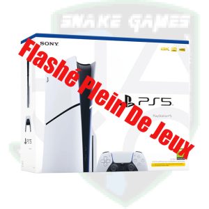 Console PlayStation 5 Flashé Avec Plein De Jeux - Edition Standard (Modèle Slim)