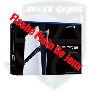 Console PlayStation 5 Pro Flashé Avec Plein De Jeux Série CFI 7121-19-00