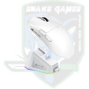 Souris gaming sans fil - ATTACK SHARK - X11 - Tri-mode 2,4GHz/USB-C/Bluetooth - PAW3311 6 DPI (jusqu'à 22000) - Station charge RVB