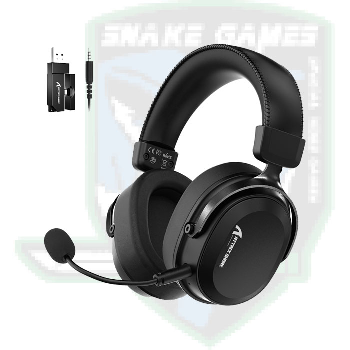 CASQUE GAMING ATTACK SHARK L30PRO Wireless , FOR PC/PS4/PS5/SWITCH/XBOX (BLACK / WHITE)